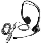 LOGITECH 960 Corded Stereo Headset - Black