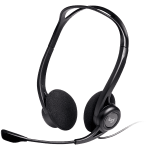 LOGITECH 960 Corded Stereo Headset - Black