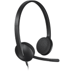 LOGITECH H340 Corded Headset - Black