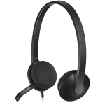 LOGITECH H340 Corded Headset - Black