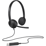 LOGITECH H340 Corded Headset - Black