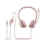 LOGITECH H390 Corded Headset - Rose