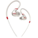 TCL ACTV100 Crimson White In-ear Wired Sport Headset