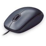 LOGITECH M90 Corded Mouse - Grey