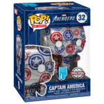 Funko POP! Marvel: The Avengers - Captain America (Art Series) #32