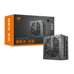 Захранване COUGAR GEX X2 1000, 1000W, 80 Plus GOLD, PCIE 5.0, ATX 3.0, Fully Modular