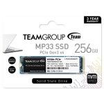Team Group MP33 256GB M.2 2280 Gen3 x4 NVMe SSD
