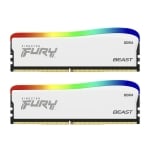 Памет Kingston FURY Beast White RGB 16GB (2x8GB) DDR4 PC4-28800 3600MHz CL17