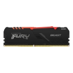 Памет Kingston FURY Beast Black RGB 32GB (2x16GB) DDR4 PC4-28800 3600MHz CL18