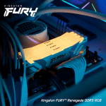 Памет Kingston Fury Renegade White RGB 32GB (2x16GB) DDR5 6000MHz CL32