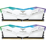 Памет Team Group T-Force Delta RGB White DDR5 32GB (2x16GB) 6000MHz CL38