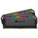 Памет Corsair Dominator Platinum RGB Black 16GB (2x8GB) DDR4 PC4-25600 3200MHz CL16 AMD Ryzen Optimized