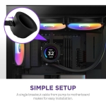 Охлаждане NZXT Kraken Elite RGB 280 Black
