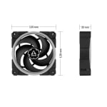 ARCTIC BioniX P120 A-RGB Black x 3 + controller