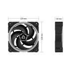ARCTIC BioniX P120 A-RGB Black 120mm