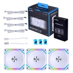 Lian-Li UNI SL120 V2 RGB PWM White x 3 + controller