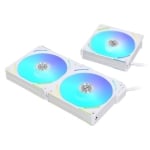 Lian-Li UNI AL120 V2 ARGB PWM White x 3 + controller