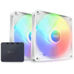 NZXT F140 RGB Core White x 2 + RGB controller