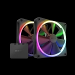 NZXT F140 RGB Duo Black x 2 + RGB controller