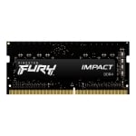Памет Kingston FURY IMPACT 16GB SODIMM DDR4 PC4-25600 3200MHz CL20