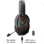 A4TECH Bloody MR710, Bluetooth v5.0, 2.4Ghz, RGB, Mic, Black