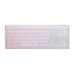 Ducky One 3 Pure White TKL Hotswap Cherry MX Brown, RGB, PBT Keycaps