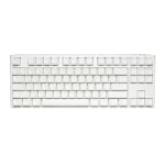 Ducky One 3 Pure White TKL Hotswap Cherry MX Silent Red, RGB, PBT Keycaps