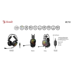 A4TECH Bloody MC750, ANC, RGB, Mic, Black