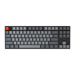 Keychron K8 Hot-Swappable TKL Gateron Blue Switch White LED Gateron Blue Switch ABS