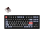 Keychron V3 TKL Knob QMK Carbon Black, Keychron K Pro Brown Switch, RGB Backlight