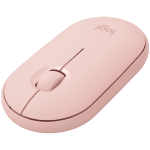 LOGITECH M350S Pebble 2 Bluetooth Mouse - TONAL ROSE