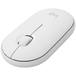 LOGITECH M350S Pebble 2 Bluetooth Mouse - TONAL WHITE