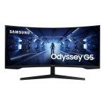 Samsung Odyssey G5 C34G55TWWP - 34 inch, VA Curved 3440x1440, 165Hz, 1 ms