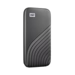 WD My Passport, 2TB, USB 3.2 Gen 2 Type-C SSD, Gray