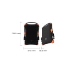 Външен хард диск SILICON POWER Armor A30, 2.5", 1TB, USB3.1, HDD, Black