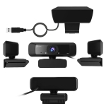 j5create JVCU100, HD, Mic,1080p, 360° Rotation, Black