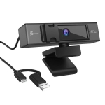 j5create JVCU435, 4K UltraHD, Mic, Black