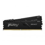 Памет Kingston FURY Beast Black 64GB (2x32GB) DDR4 PC4-25600 3200MHz CL16