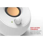 Creative PEBBLE, 2.0, 2 x 2.2W, White