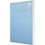 Външен хард диск SEAGATE One Touch 1TB 2.5', USB 3.0, Password, HDD - Light Blue