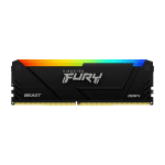 Памет Kingston FURY Beast Black RGB 32GB (2x16GB) DDR4 3200MHz CL16