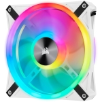 Corsair iCUE QL140 RGB PWM, White, 2 Fan Pack + Controller