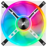 Corsair iCUE QL140 RGB PWM, White, 2 Fan Pack + Controller