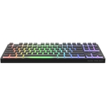 Dark Project KD87A Black TKL PBT - HS Gateron Cap Teal Switch, RGB