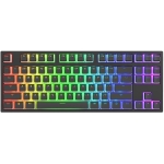 Dark Project KD87A Black TKL PBT - HS Gateron Cap Teal Switch, RGB