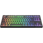 Dark Project KD87A Black TKL PBT - HS Gateron Cap Teal Switch, RGB