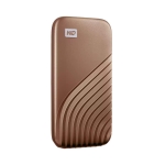 Външен хард диск WD My Passport 500GB, USB 3.2 SSD, Gold