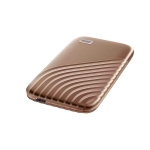 Външен хард диск WD My Passport 500GB, USB 3.2 SSD, Gold