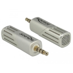 DeLock 65893, Smartphone/Tablet, 3.5mm 4 Pin Stereo Jack 90°, Silver