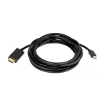 Кабел DeTech mini DisplayPort(м) към HDMI(м) - 3м, черен